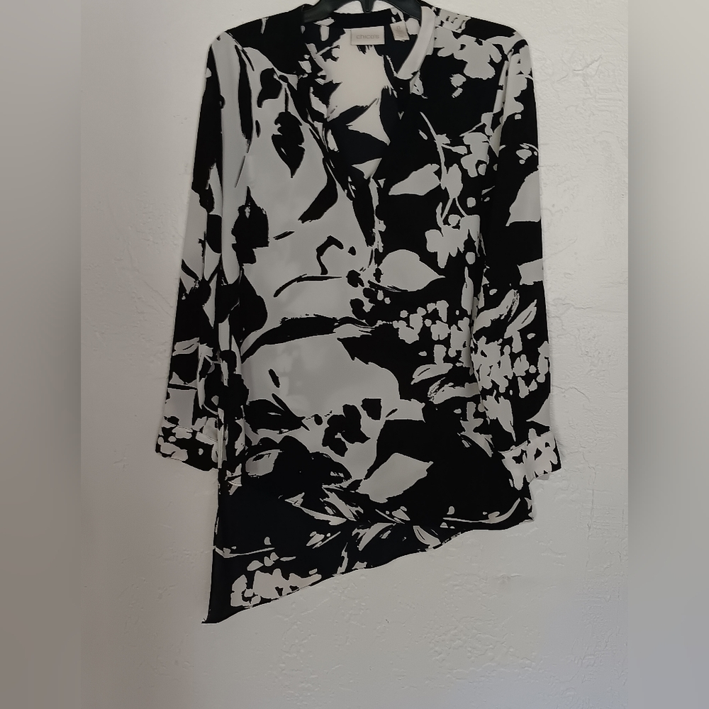 Chico Black/White Blouse